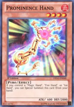 Prominence Hand - DRLG-EN048 - Super Rare - Unlimited Edition - Lightly Played - Image 1
