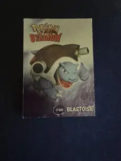 POKEMON - Blastoise #09 2000 Danone Stadium Card Promo Exclusive Nintendo Foil - Image 3