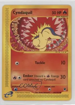 Cyndaquil Pokemon e-Card Series Expedition #105 2002 - Image 1
