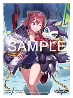 Digimon Card Game Bandai Official Licensed Sleeves - 2025 Yuuki and Impmon - Image 1