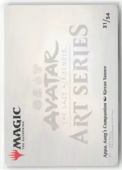 Appa, Aang's Companion Art Card S Art Series: Avatar: The Last Airbender 31 NM - Image 2