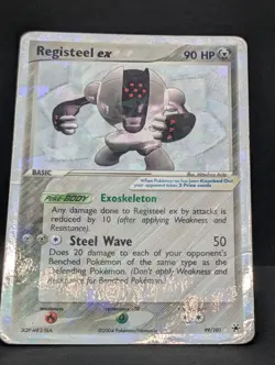 Registeel ex 99/101 Hidden Legends Holo Rare Pokemon TCG Nintendo vintage HP - Image 3