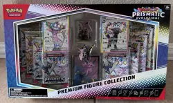 Pokemon TCG Prismatic Evolutions Premium Figure Collection Sealed New - Image 1