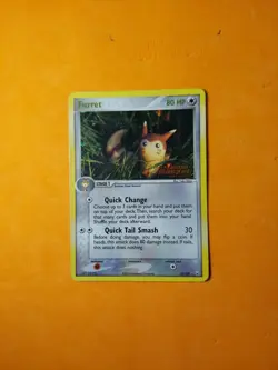 Furret 22/109 Team Rocket Returns Reverse Holo Pokemon TCG MP/HP - Image 1