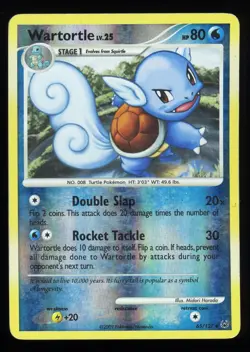 Wartortle - 65/127 - Uncommon - Reverse Holo - Platinum #65 Pokemon TCG - MP - Image 1
