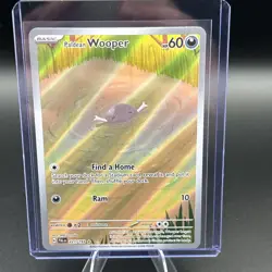 Pokemon Paldean Wooper 221/193 Paldea Evolved Illustration Rare NM - Image 1