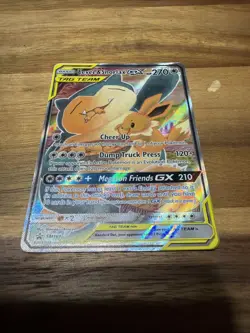 Pokemon Eevee & Snorlax GX SM169 Tag Team Promo Sun & Moon English Edition - Image 1