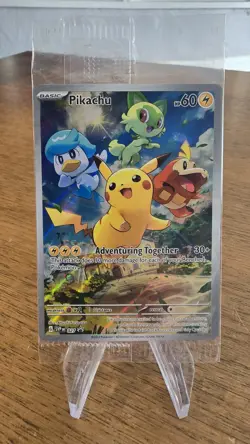 Pokemon Pikachu SVP 027 Scarlet & Violet Paldea Evolved ETB Promo SEALED - Image 1