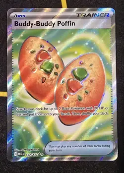 Buddy-Buddy Poffin 167/132 Me01: Mega Evolution Holo MINT Pokemon TCG - Image 3