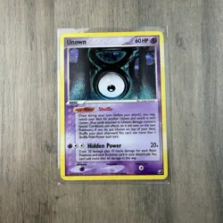 Pokemon TCG - Unown (V) V/28 Unseen Forces Holo - LP - Image 1