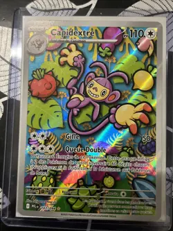 CARTE POKEMON CAPIDEXTRE 107/094 AR ALTERNATIVE FLAMMES FANTASMAGORIQUES EV02 FR - Image 3