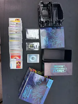 POKEMON MEGA EVOLUTION PHANTASMAL FLAMES ETB “OPEN BOX” - Image 3