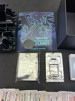 POKEMON MEGA EVOLUTION PHANTASMAL FLAMES ETB “OPEN BOX” - Image 4