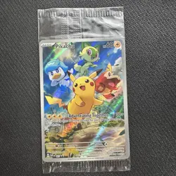 Pikachu SVP027 - Pokemon TCG Scarlet & Violet Promo Illustration Rare SEALED NM - Image 1