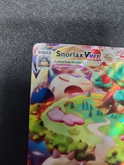 Snorlax VMAX 142/202 Ultra Rare Pokemon SWSH01: Sword & Shield Base Set NM - Image 2