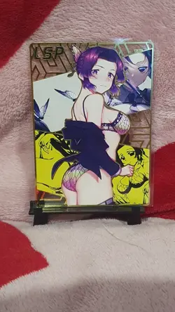 GODDESS STORY #008/200 GOLD LSP SHINOBU DEMON SLAYER ANIME WAIFU CARD - Image 1