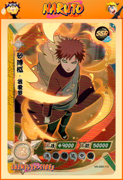 Gaara | NR-SSR-113 | Card/Carte Naruto Kayou Collection - Image 1