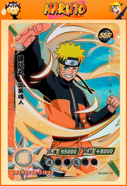 Naruto Uzumaki | NR-SSR-110 | Card/Carte Naruto Kayou Collection - Image 1
