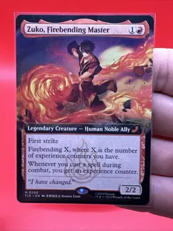 Zuko, Firebending Master (extended Art) MTG Avatar: The Last Airbender Eternal - Image 3