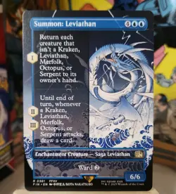 MTG Summon: Leviathan (Borderless) - FINAL FANTASY (FIN) R 0361 Non Foil fresh - Image 1