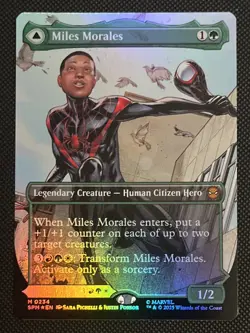 Miles Morales Marvel's Spider-man M 0234 (Borderless) FOIL Mtg Card - Image 1
