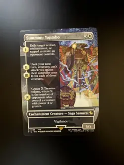 MTG Final Fantasy English Summon: Yojimbo Borderless 0196 Non-Foil - Image 1