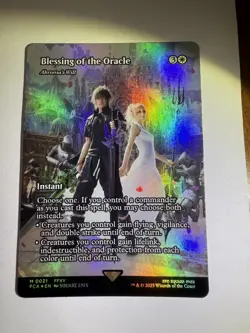 MTG Final Fantasy Blessing of the Oracle Showcase Foil Mythic M 0021 - Image 1