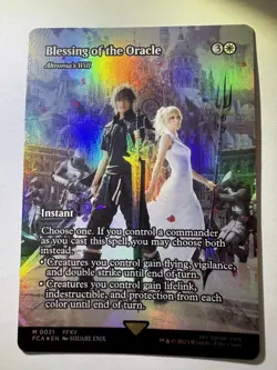 MTG Final Fantasy Blessing of the Oracle Showcase Foil Mythic M 0021 - Image 2