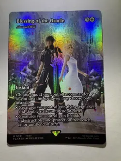 MTG Final Fantasy Blessing of the Oracle Showcase Foil Mythic M 0021 - Image 4