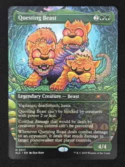 1x MTG Questing Beast - Secret Lair Countdown Kit (SLC) #17 - Magic - Image 1