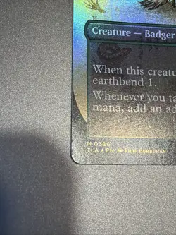 Magic The Gathering Avatar The Last Airbender Badgermole Cub Foil 0167 - Image 5