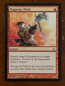 MTG Magic the Gathering Magnetic Theft Fifth Dawn LP - Image 1