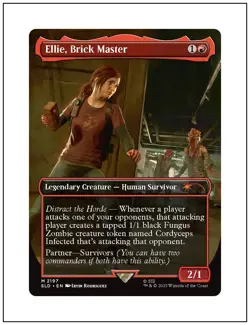 1x Ellie, Brick Master, Last of Us Secret Lair, Magic MTG NM - Image 1