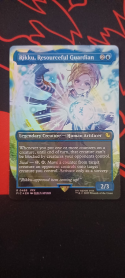 Rikku, Resourceful Guardian 0468 Borderless Chocobo Track MTG FFX NM - Image 1