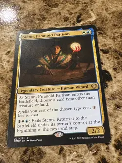 STENN, PARANOID PARTISAN Magic MTG Dominaria United - Image 1