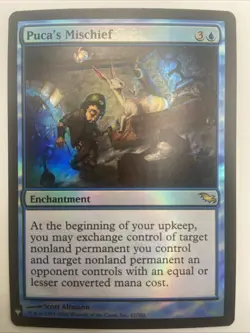 Puca's Mischief FOIL Mystery Booster NM MTG Magic The Gathering - Image 1