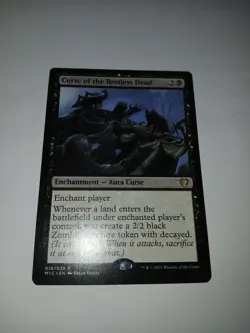 1x MTG Curse of the Restless Dead - Commander: Innistrad: Midnight Hunt - Image 2