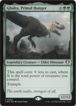 Ghalta, Primal Hunger R Commander Masters 292 NM MTG - Image 1
