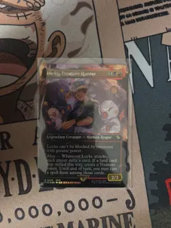 Locke Treasure Hunter Borderless Chocobo Track Foil Final Fantasy Mtg - Image 1