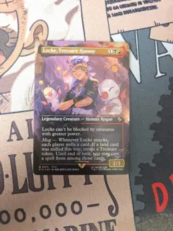 Locke Treasure Hunter Borderless Chocobo Track Foil Final Fantasy Mtg - Image 3