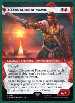 Alexios, Deimos of Kosmos Showcase - Universes Beyond: Assassin's Creed ACR #134 - Image 1