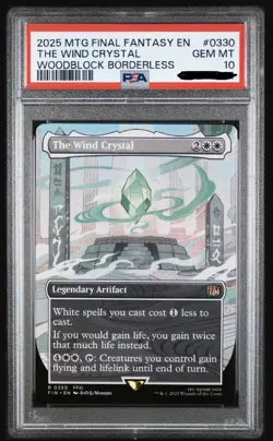 MTG Magic the Gathering The Wind Crystal (330/764) Final Fantasy LP - Image 1