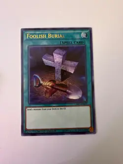 Yugioh - Foolish Burial - Ultra Rare - LIMITED - LART-EN016 - Lost Art - NM - Image 1