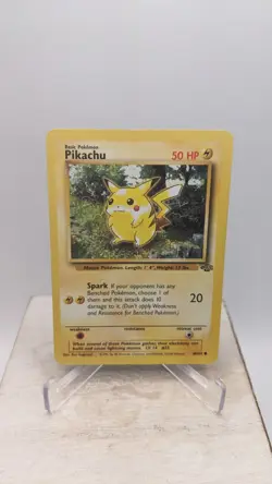 Vintage Pokemon TCG WOTC #60/64 Pikachu Jungle Set Unlimited Card - MP - Image 1
