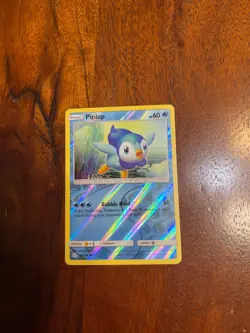 Piplup 54/236 Reverse Holo Card Sun & Moon - Cosmic Eclipse Pokemon TCG NM - Image 1
