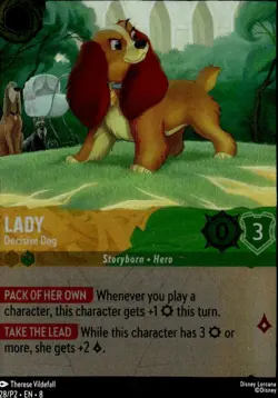 Disney Lorcana Promo Cards Disney Lorcana LADY #1 - Image 1