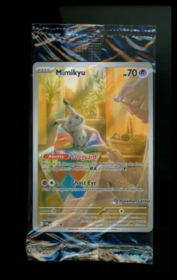 #6 Mimikyu 075 Pokemon Center Black Star Promo SEALED Stamped Pokemon Card TCG - Image 1