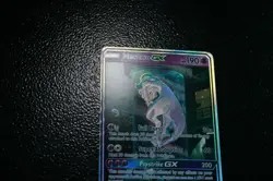 Pokemon Test Tube Mewtwo GX TCG Shining Legends Holo Card 78/73 Secret Rare NM - Image 2
