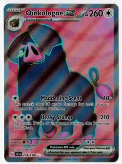Oinkologne ex 234/198 Scarlet &Violet Base (SV1) NM Full Art Pokemon Card - Image 1