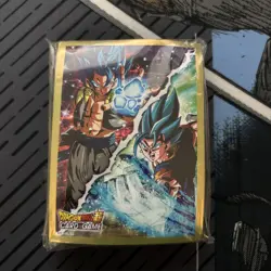 DRAGON BALL SUPER TCG: OFFICIAL CARD SLEEVES 65ct - GOGETA & VEGITO NEW - Image 1